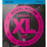 D'Addario EXL170 Nickel Wound Bass Guitar Strings - .045-.100 Regular Light Long Scale