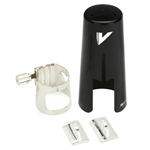 Vandoren LC01P Optimum Bb Clarinet Ligature and Cap - Silver-plated