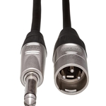 Hosa HPX-020 REAN 1/4" TS to XLR3M Pro Unbalanced Inteconnect Cable- 20 Feet