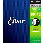 Elixir 19002 Optiweb Electric Guitar Strings - .009-.042 Super Light