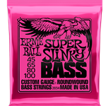 Ernie Ball 2834 Super Slinky Nickel Wound Electric Bass Guitar Strings - .045-.100