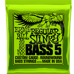 Ernie Ball 2836 Regular Slinky Nickel Wound Electric Bass Guitar Strings - .045-.130 5-string