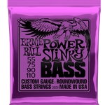 Ernie Ball 2831 Power Slinky Nickel Wound Electric Bass Guitar Strings - .055-.110