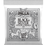 Ernie Ball Ernesto Palla Nylon Classical Guitar Strings - Black & Silver