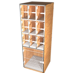 Melhart Instrument Storage Cabinet #9+1-30