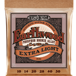 Ernie Ball 2150 Earthwood Phosphor Bronze Acoustic Guitar Strings - .010-.050 Extra Light