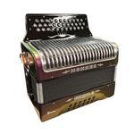 Hohner Corona II Limited Edition Xtreme FBE Accordion - Red to Gold Accordion