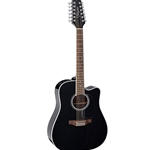 Takamine GD-38CE 12-string Acoustic-electric Guitar - Black