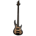 ESP LTD B-5 Ebony Bass Guitar - Charcoal Burst Satin