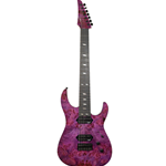 Legator Ninja 7 String Super Shred Guitar - Magenta Burl