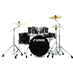 Sonor AQ1 Studio 5-piece Shell Pack with Hardware - Piano Black