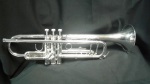 Adamson Trumpet,silver-plated w/ 3rd valve adj. tuning slide & cs #ATR700S