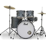 Pearl Roadshow RS525SC/C 5-piece Complete Drum Set with Cymbals - Charcoal Metallic