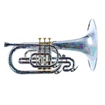 Adamson AMM300S Silver Plated Marching Mellophone