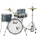 Pearl Roadshow RS584C/C 4-piece Complete Drum Set with Cymbals - Aqua Blue Glitter