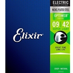 Elixir 19002 Optiweb Electric Guitar Strings - .009-.042 Super Light