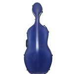 West Coast CQ02 Carbon Fiber Cello Case-Blue Plaid