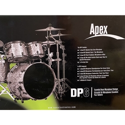 APEX DP6 Deluxe Drum Microphone Pack
