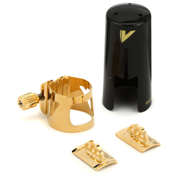 Vandoren LC06P Optimum Soprano Saxophone Ligature - Gilded Gold