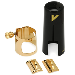 Vandoren LC08P Optimum Tenor Saxophone Ligature - Gilded Gold