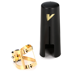 Vandoren M|O Alto Saxophone Ligature and Cap - Gilded