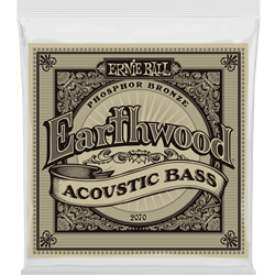 Ernie Ball 2070 Earthwood Phosphor Bronze Acoustic Bass Guitar Strings - .045-.095