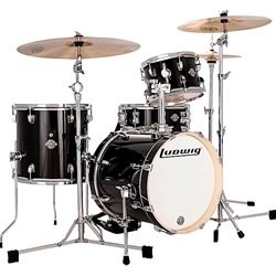Ludwig Breakbeats Questlove 4-piece Shell Pack  - Black Sparkle