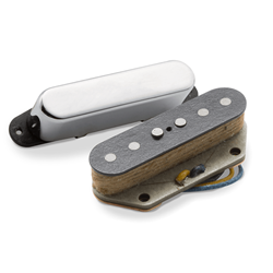 Seymour Duncan Brad Paisley's La Brea T-style Single Coil 2-piece Pickup Set - Chrome