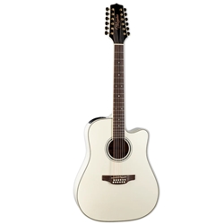 Takamine GD-37CE PW 12-string Acoustic-electric Guitar - Pearl White