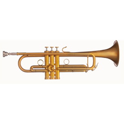 B&S MBX Heritage Professional Bb Trumpet - Brushed Gold Lacquer